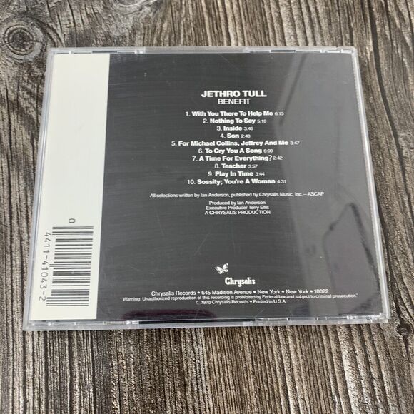 Jethro Tull - Benefit (CD. 2001) - Picture 3 of 3